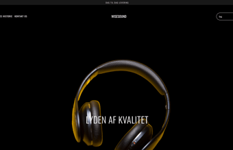 Webshop med salg af høretelefoner, højtalere samt udstyr (Dropshipping)