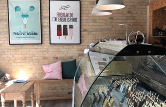 OLUFs is tre veldrevne og unikke isbutikker til salg - Finansiering tilbydes