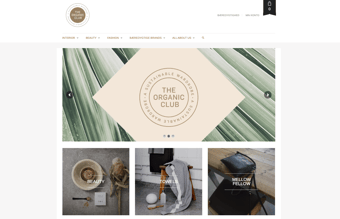 theorganicclub.com - Flot webshop med salg af bæredygtige produkter