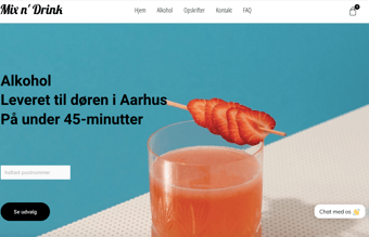 Aarhusiansk koncept & webshop med leveringsservice af drinks