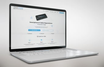 Fastphone.dk - Ny form for reparations service + mindre webshop del. - Omsat for over 100.000kr. på 2-3 måneder.