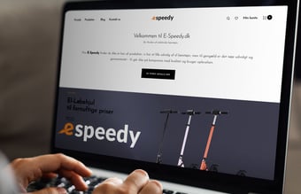 Komplet dropshipping webshop med el-løbehjul m.fl. - www.e-speedy.dk