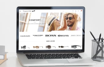 Super fed niche webshop med salg af designer solbriller