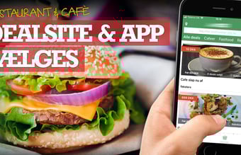 Køreklart dealsite inkl. app inden for café- og restaurationsbranchen sælges