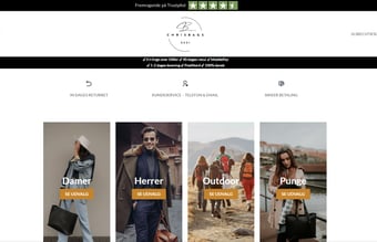 Webshop med tasker - Etableret webshop - Kraftig vækst