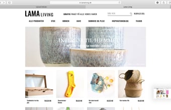 Webshoppen lamaliving sælges - Interiør til hjemmet