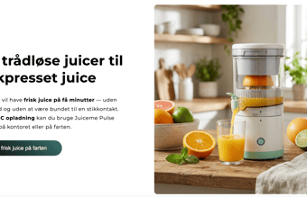 Juicepresser -  genopladelig m/USB 