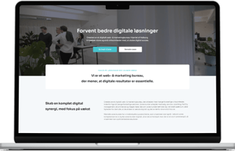 Webbureau med stor case portføjle til salg