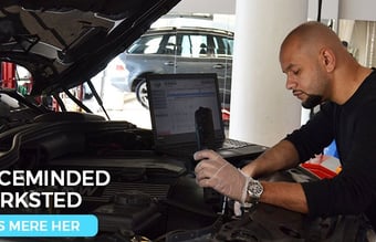 Flot bilforhandler med top placering samt alt udstyr