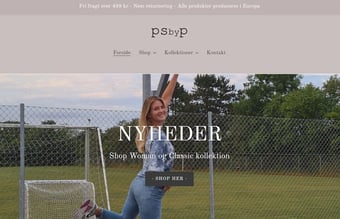 PSbyP.dk - Dansk tøjbrand, varelager og webshop sælges 