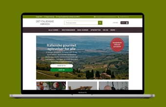 Madblog og webshop med organisk trafik(74%): 132.263 besøgende siden 1. jan. 2020 - med italienske specialiteter til salg