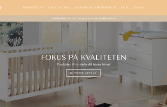 Dropshipping butik med salg af kvalitetsbaby-børne udstyr