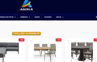 Agirls.dk - affiliate side som lige er blevet åbnet og har allerede lavet 50 salg