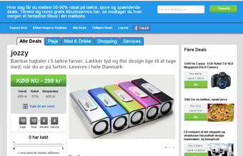 Køreklar Deal site med mange funktioner