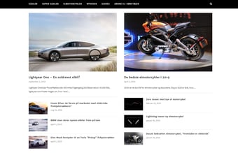 Elektriske-biler.dk - Alt om elbiler og elkøretøjer med god placering i Google