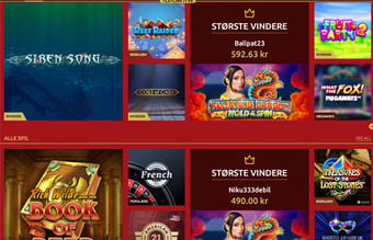 Online Casino med kendisprofil - Gennemsnits omsætning på 300.000 kr. pr. mdr.