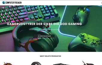 Køreklar dropshipping Webshop med salg af gaming udstyr 