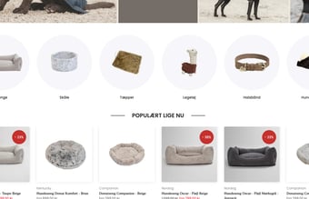 Webshop med hundeudstyr