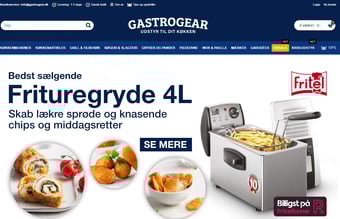 Webshop med salg af køkkenudstyr (NEDSAT)