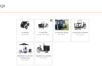 Lumjo.dk - Webshop med cargobikes. - TILBUD