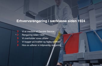 Velrenommeret rengøringsvirksomhed i Københavns Lufthavn til salg