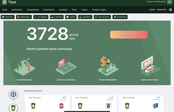 SEO stærk betting/tipster platform med +15.000 brugere