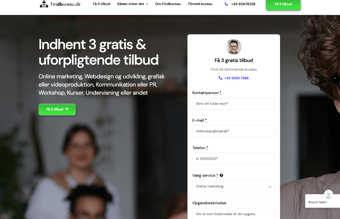 Findbureau.dk - 3 tilbud site med stor potentiale