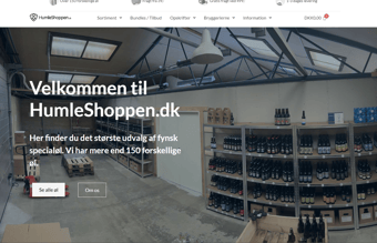 Webshop med fynsk specialøl - Omsat for i alt 160.000 kr. - Stort udvalg og gode indkøbspriser