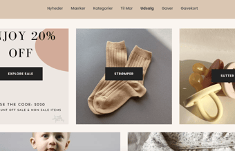 Økologisk baby & børne webshop med stor potentiale