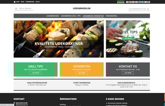 Webshop med fokus på salg af Udekøkken