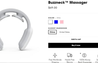 Buzzneck.com - Smart halsmassage - Ny tendens