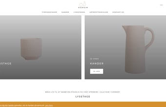 Køreklar Nordisk keramik webshop KERAM.DK - med dansk dropshipping leverandør!