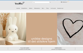 Webshop med bolig interiør til salg - knap 6000 følgere på Instagram