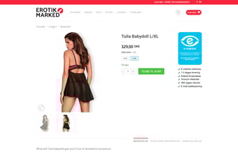 Automatiseret sexlegetøjs webshop med høj fortjeneste og god kvalitet