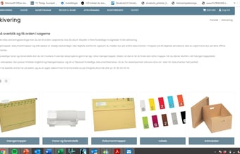 Nichewebshop med kontorforsyning