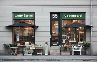 Blomsterbutik til afståelse