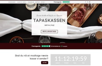 Webshop med spanske tapasspecialiteter - set i Løvens Hule
