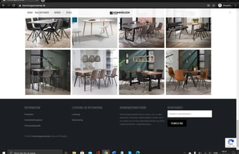Unik Webshop med salg af møbler