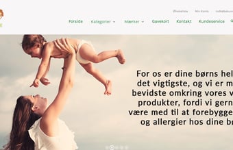 Webshop med økologisk og kvalitets legetøj
