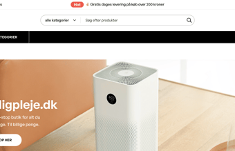 Webshop med bredt udvalg - Dropshipping - Omsætningen er i niveauet 800.000 til 900.000 mio kroner om året.