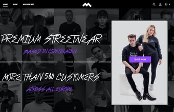 Tøjwebshop (dropshipping & lager) + mulighed for nye produkter