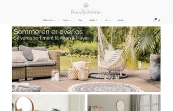 Boheme inspireret webshop - Køreklar webshop, inkl. opsat betalingssystem og Dropship aftale