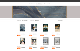 Hyggenshus.dk Webshop med salg af design - dropshipping