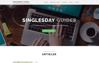 Singlesday-tilbud.dk - Tilbudsside der samler webshops med affiliate
