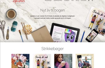 Webshop - Forlag med digitale udgivelser inkl. varelager (værdi 69.412,-)