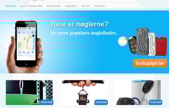 Gadget webshop med eneforhandling på flere produkter