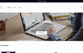 Trendpeople.dk - køreklar dropshiping webshop med 20 vinder produkter