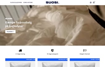 Dansk økologisk kugledyne webshop  - 15.000+ kr. i Omsætning