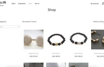 jewlry.dk - Velfungerende smykke webshop med høj avance