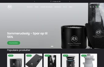 Wellness webshop med 165.000 kr i varelager og dokumenteret salg – sælges komplet